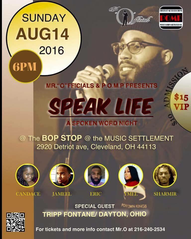 Speak Life Spoken Word @ BOP STOP