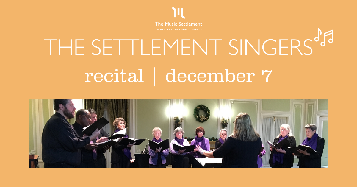 Settlement Singers Winter Concert 2019