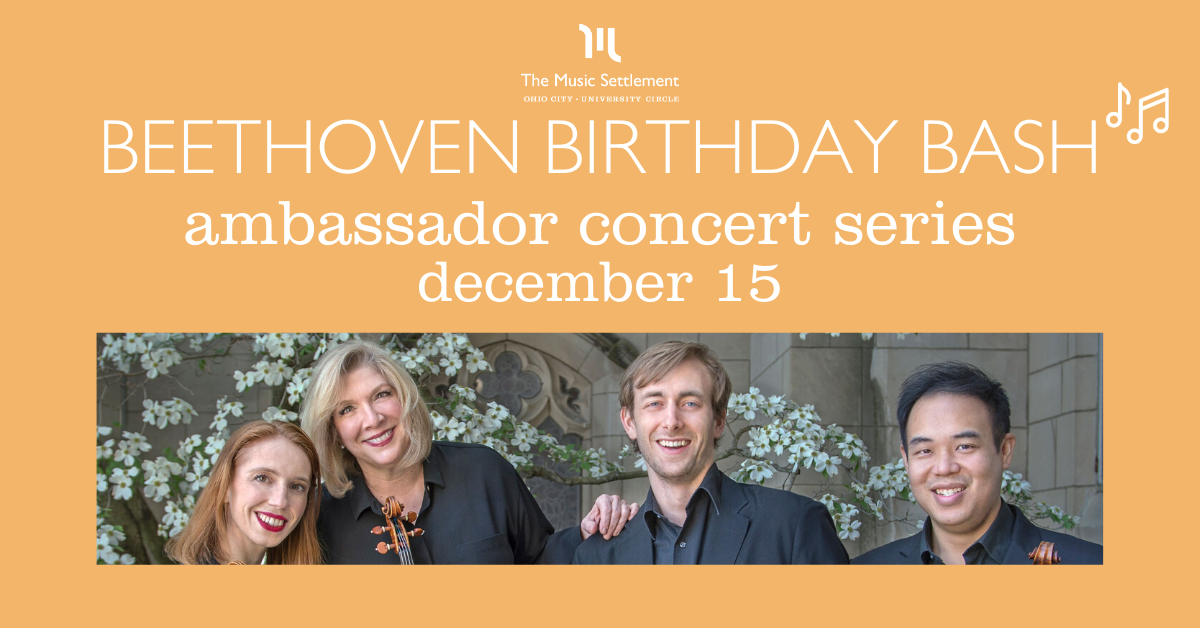 Cavani String Quartet: Beethoven Birthday Bash!
