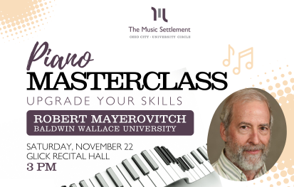 Piano Masterclass feat. Dr. Robert Mayerovitch