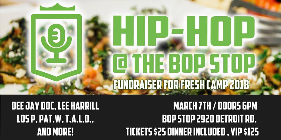 Fresh Camp Hip Hop Fundraiser @ BOP STOP
