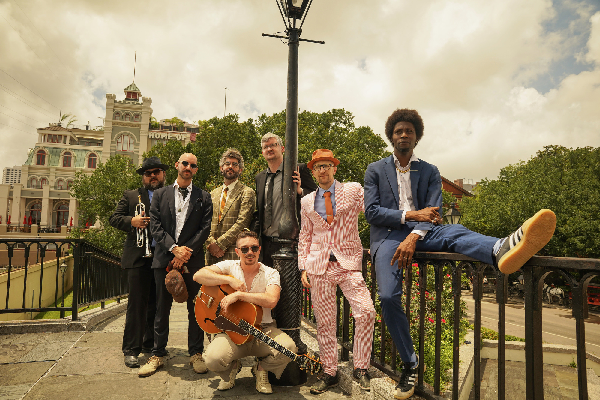 Sunny Side, 7 Piece Jazz Band from New Orleans @ BOP STOP 
