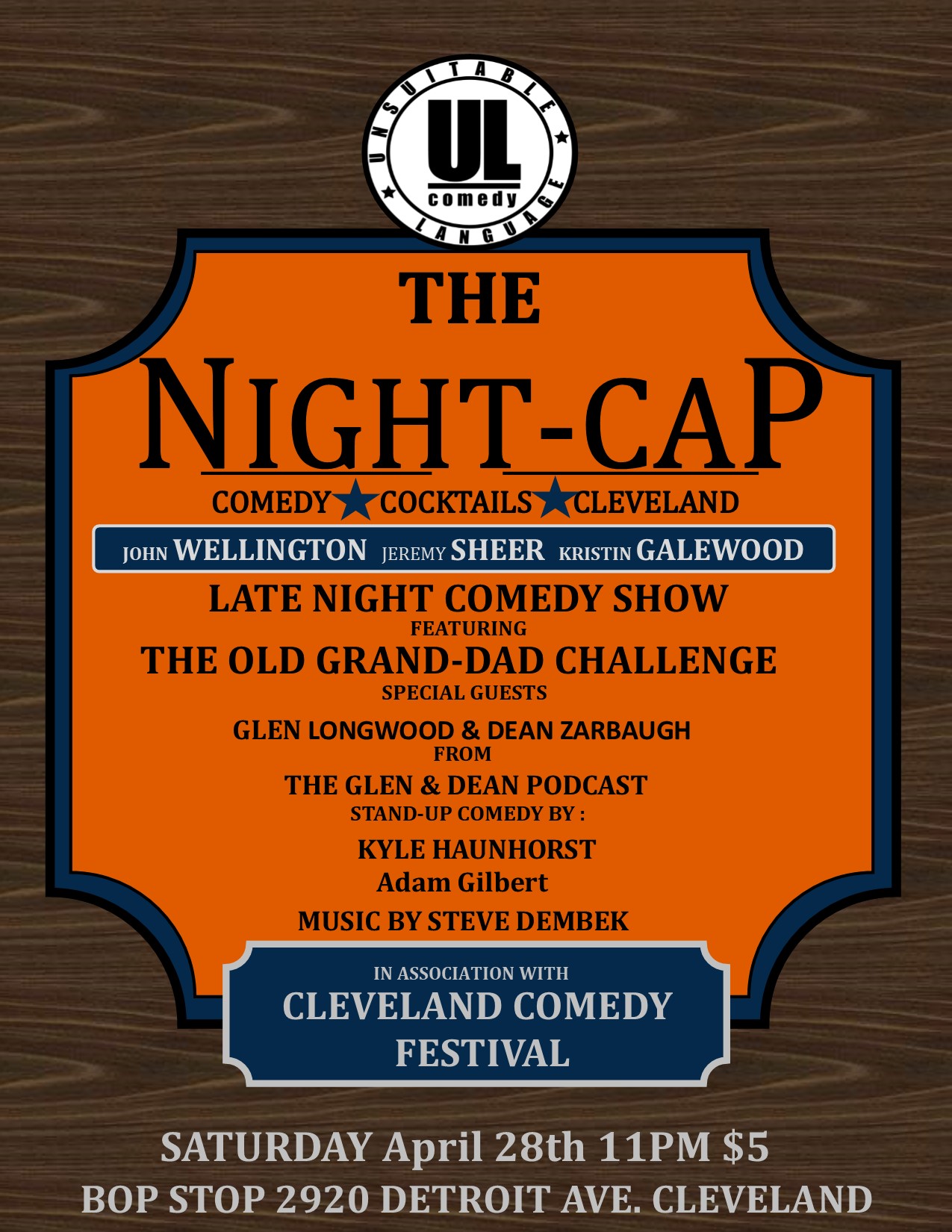 The Night Cap: Comedy Show @ BOP STOP