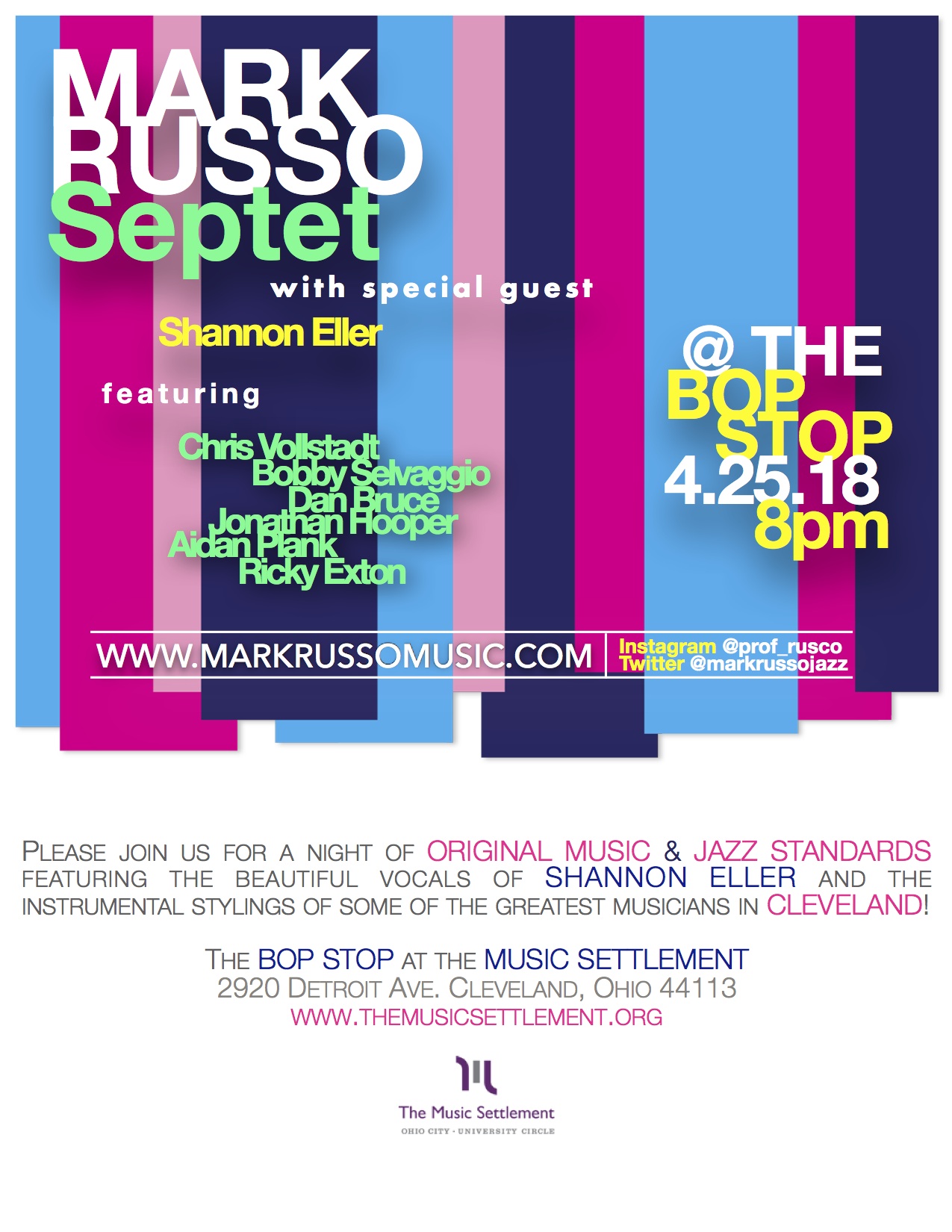 Mark Russo Septet @ BOP STOP