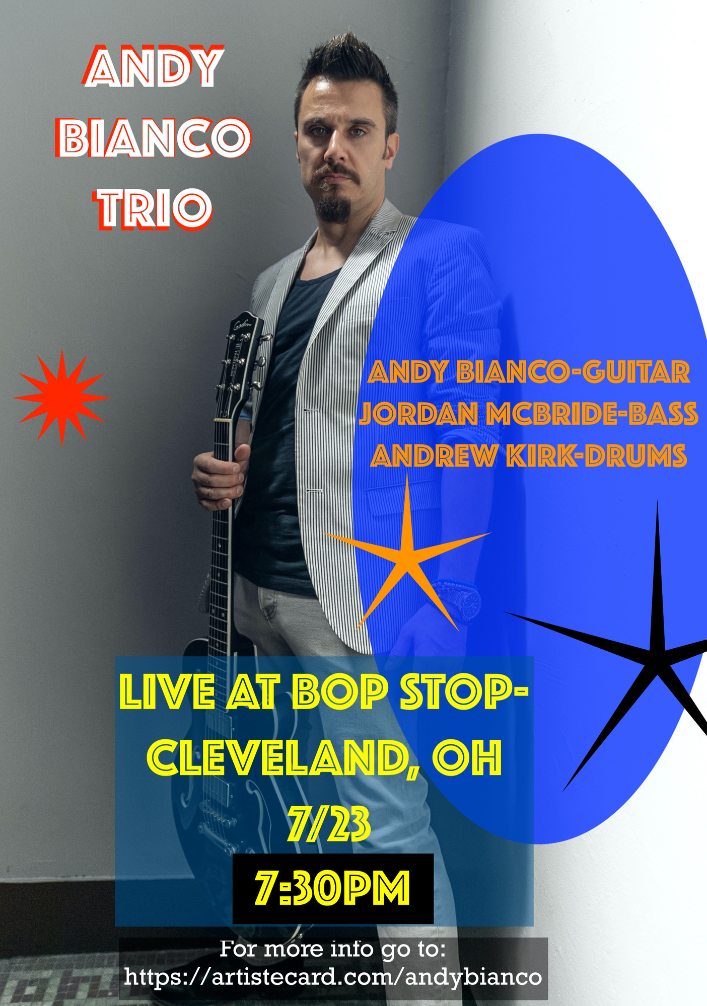 Andy Bianco Trio @ BOP STOP 