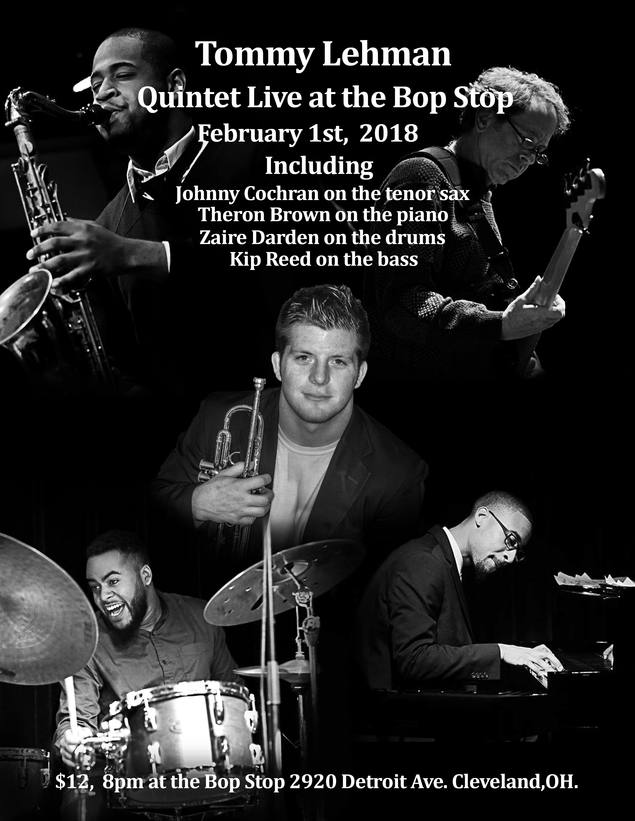 Tommy Lehman Quintet @ BOP STOP