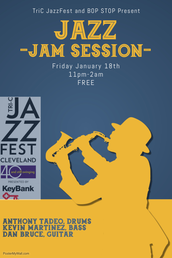 Tri-C JazzFest Presents: Jazz Jam Session @ BOP STOP