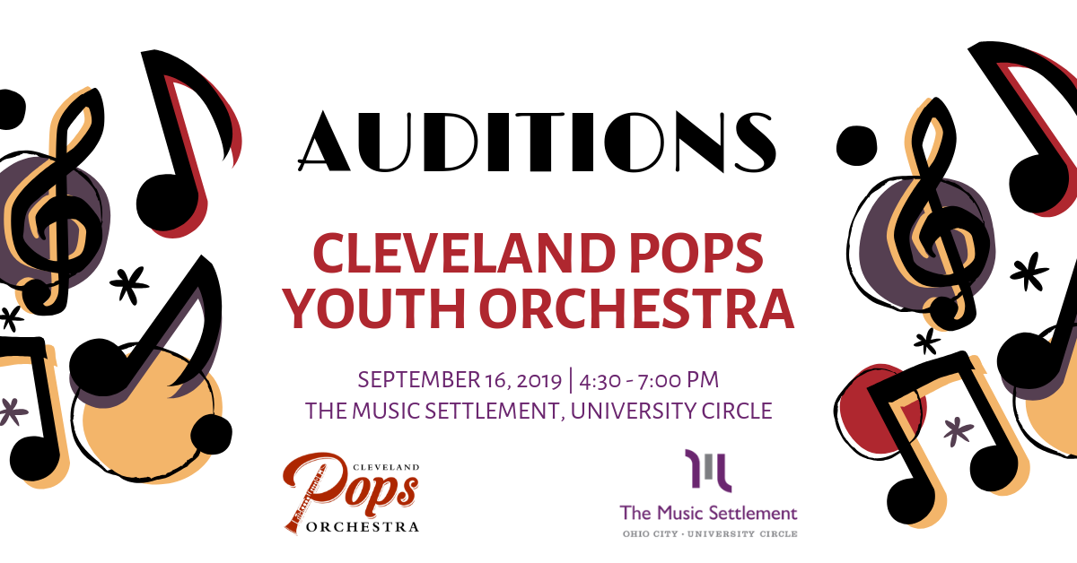 Cleveland  Pops Youth Orchestra Fall Auditions II   2019