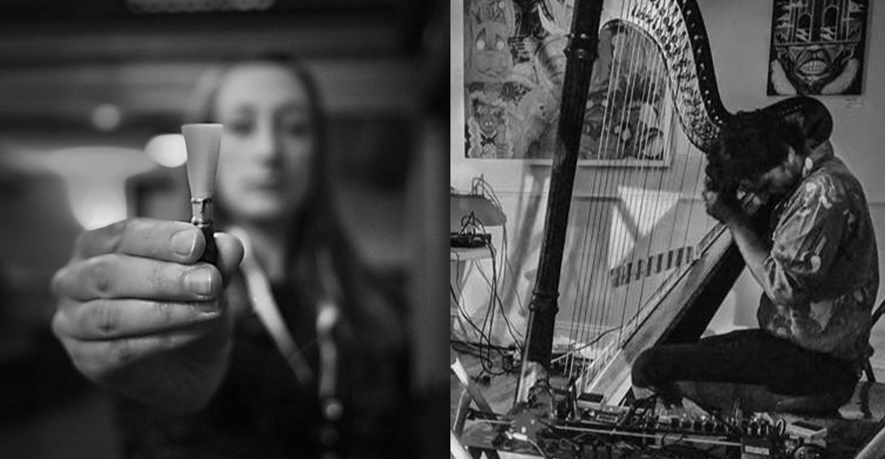 Dana Jessen and Stephan Haluska Duo Improvisation Livestream @ BOP STOP