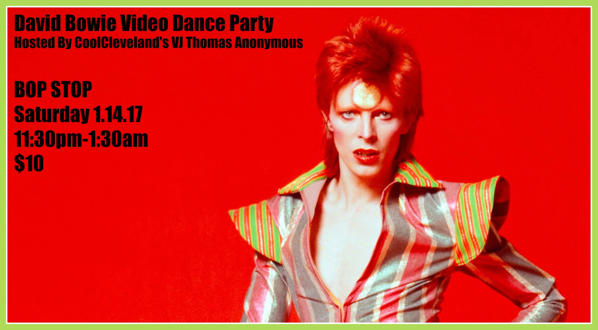 David Bowie Video Dance Party @ BOP STOP