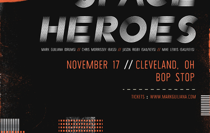 Mark Guiliana SPACE HEROES Featuring Chris Morrissey, Jason Rigby, Mike Lewis @ BOP STOP