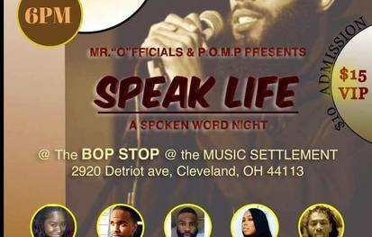 Speak Life Spoken Word @ BOP STOP