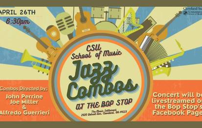 Cleveland State University Jazz Showcase Livestream @ BOP STOP