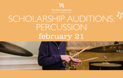 Percussion Scholarship Auditions for 2020-21 school year