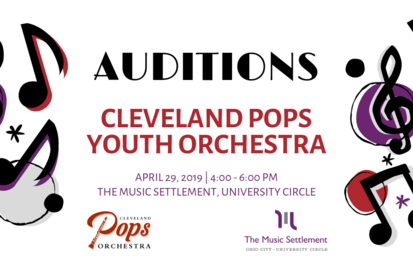 Cleveland Pops Youth Orchestra Auditions (Spring 2019)