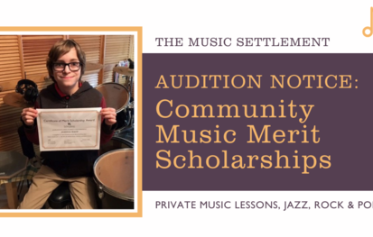 Center for Music: Community Merit Scholarship Auditions