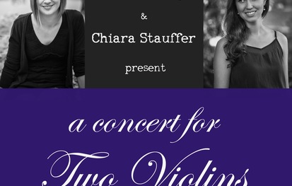 Aniela Eddy and Chiara Stauffer: A Concert For Two Violins  @ BOP STOP