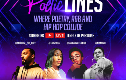 Temple of Passions Presents Poetic Lines Concert and Livestream (SOLD OUT) @ BOP STOP