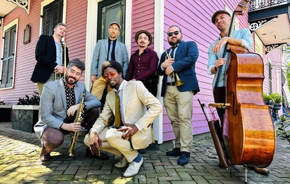 (SOLD OUT) Sunny Side, 7 Piece Jazz Band from New Orleans @ BOP STOP
