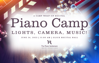 Piano Camp: Lights, Camera and Music!  Recital