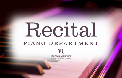 Piano Department Student Recital #1 Fall 2024