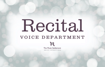 Student Voice Recital   No. 1  2026