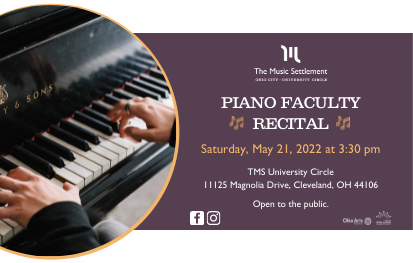 Piano Faculty Recital 2022