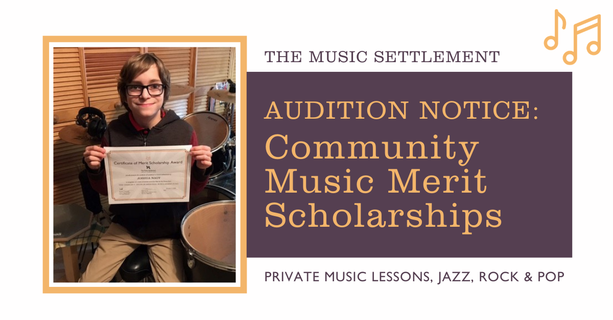 Center for Music: Community Merit Scholarship Auditions