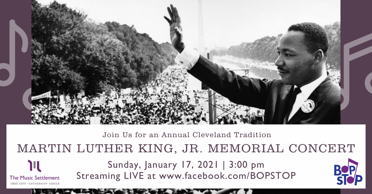 Martin Luther King Jr. Memorial Concert Live Stream @ BOP STOP