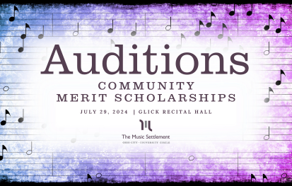 Community Merit Scholarship Auditions
