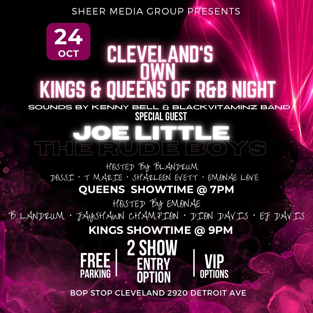 (CANCELED) Cleveland's Own Kings & Queens of R&B @ BOP STOP