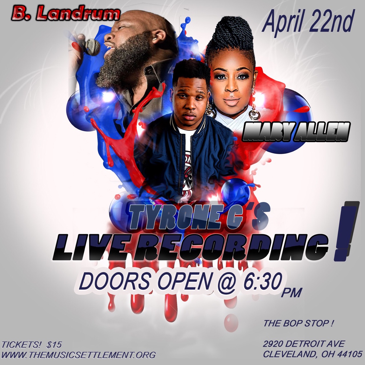 Tyrone G Live Recording @ BOP STOP