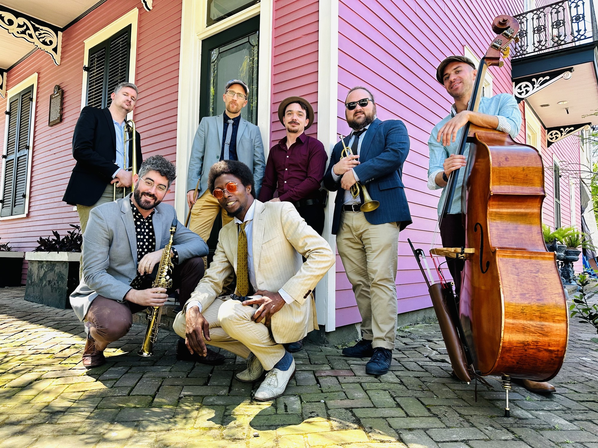Sunny Side, 7 Piece Jazz Band from New Orleans @ BOP STOP