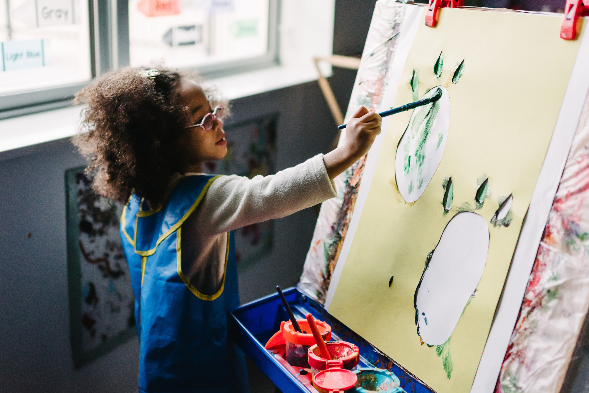Artists in Bloom: Early Childhood Annual Art Show viewing