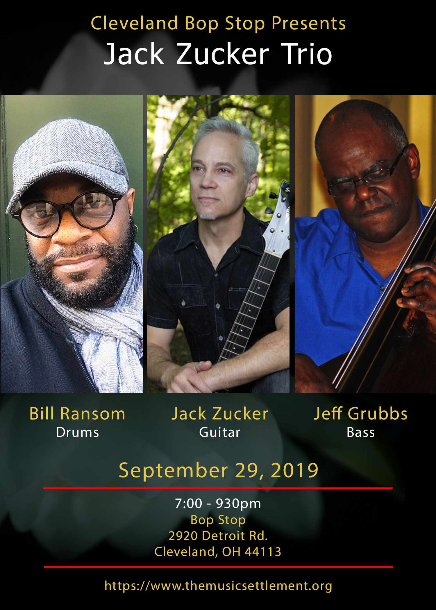 Jack Zucker Trio @ BOP STOP