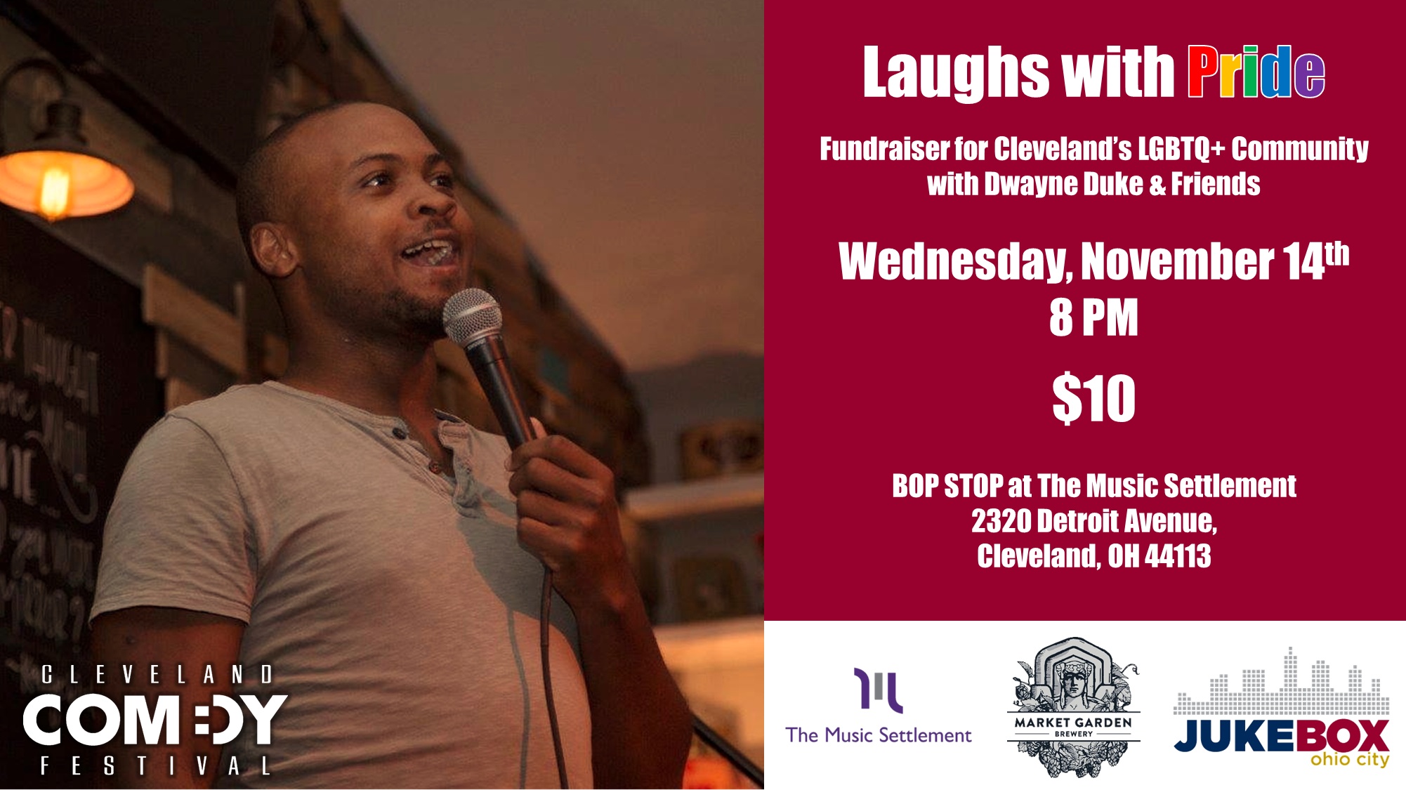 Cleveland Comedy Festival: Laughs With Pride @ BOP STOP