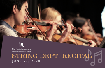 Virtual String Department Recital