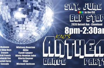 Official Cleveland PRIDE Event: Kaos Anthem Dance Party @ BOP STOP