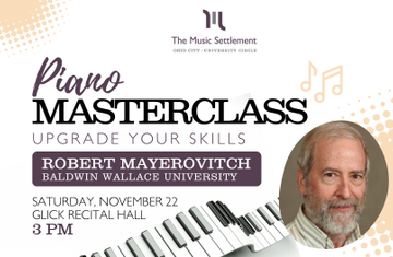 Piano Masterclass feat. Dr. Robert Mayerovitch