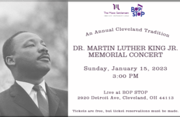 (SOLD OUT) Rev. Dr. Martin Luther King Jr. Memorial Recital @ BOP STOP