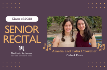 Senior Recital: Amelia Proweller & Talia Proweller