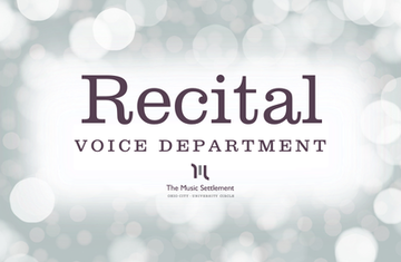 Senior Voice Recital