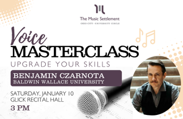 Voice Masterclass with Benjamin Czarnota