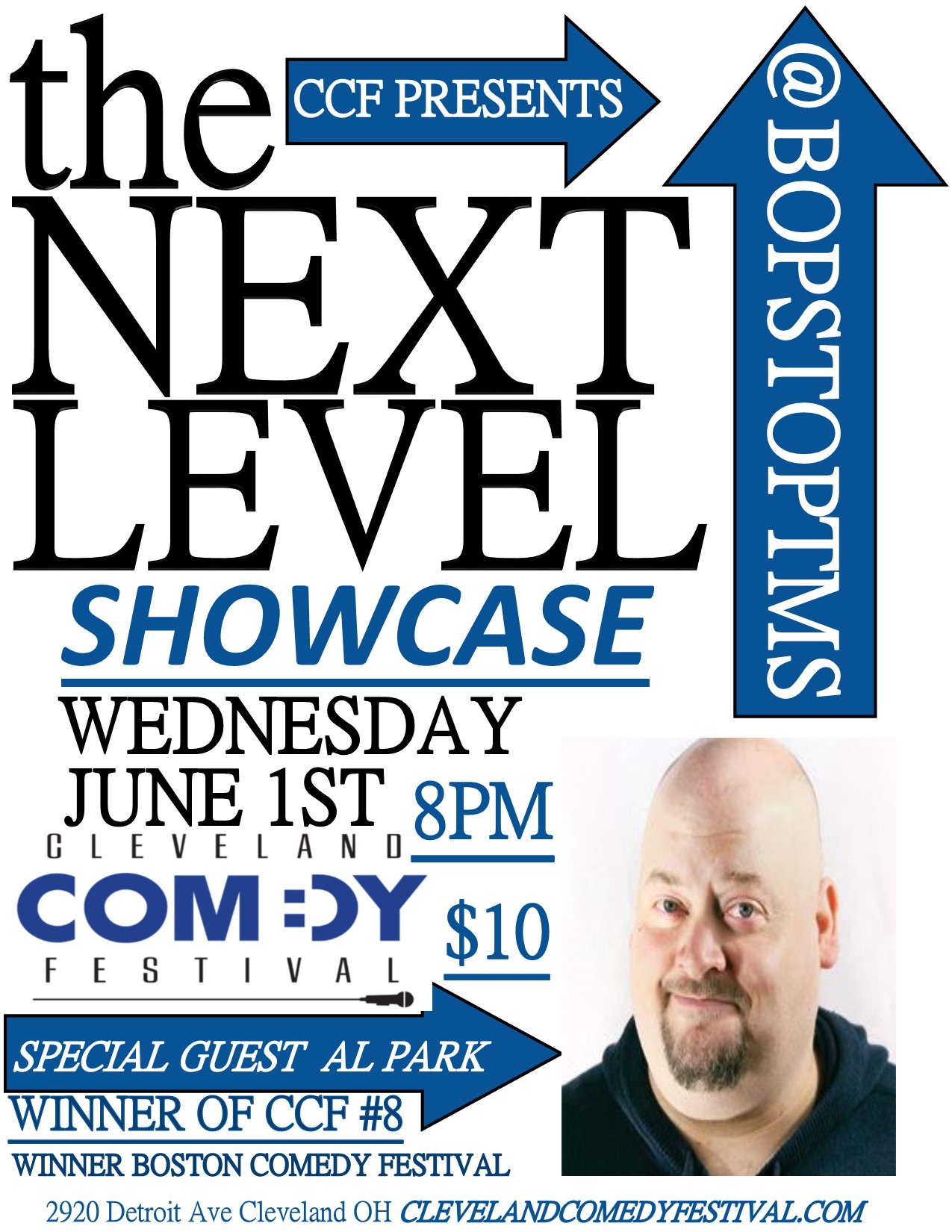 Next Level Comedy Showcase Featuring Al Park @ BOP STOP