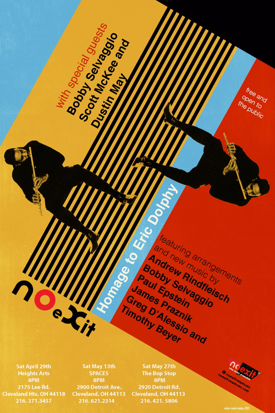 No Exit Presents: Homage To Eric Dolphy @ BOP STOP