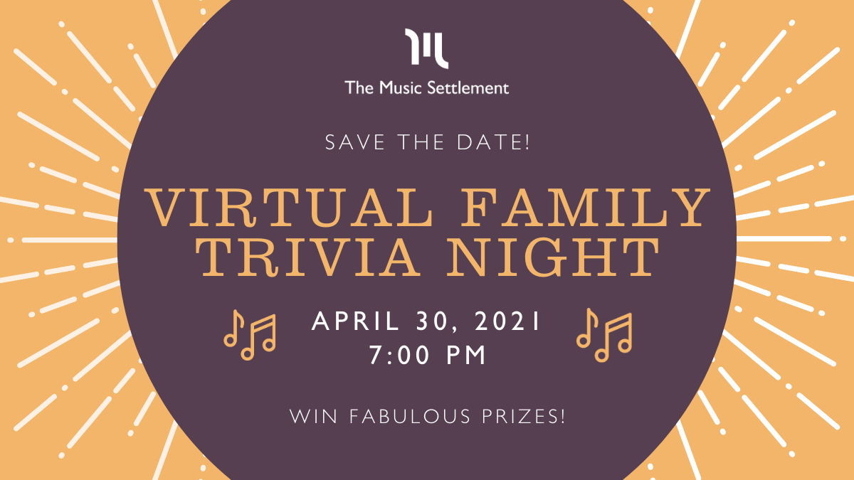Center for Music Virtual Family Trivia Night