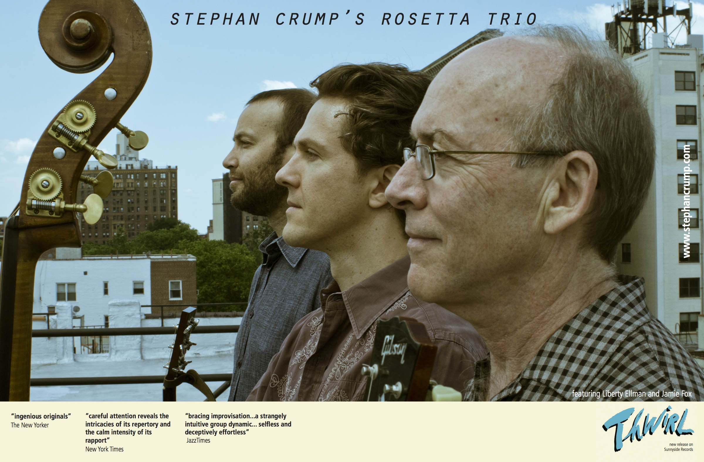 Stephan Crump's Rosetta Trio @ BOP STOP