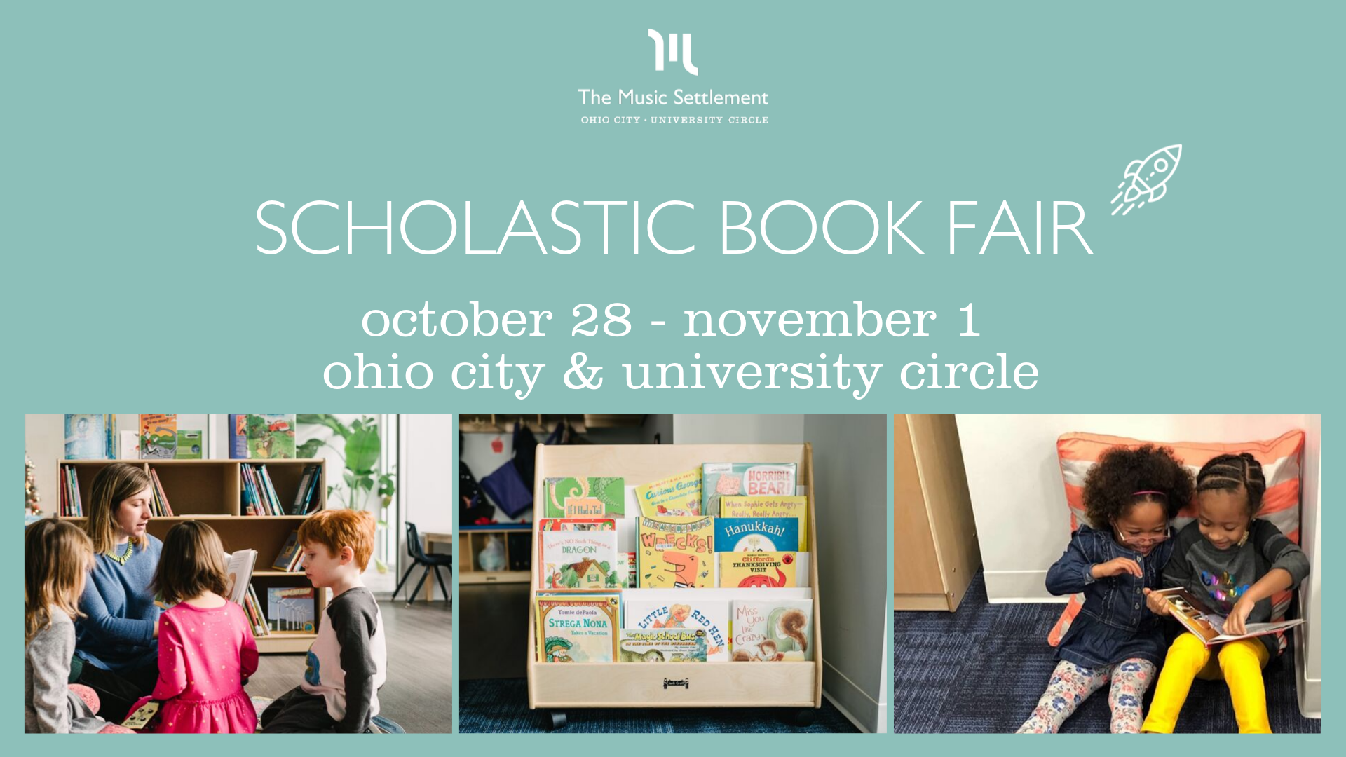 Scholastic Book Fair, through Nov. 1