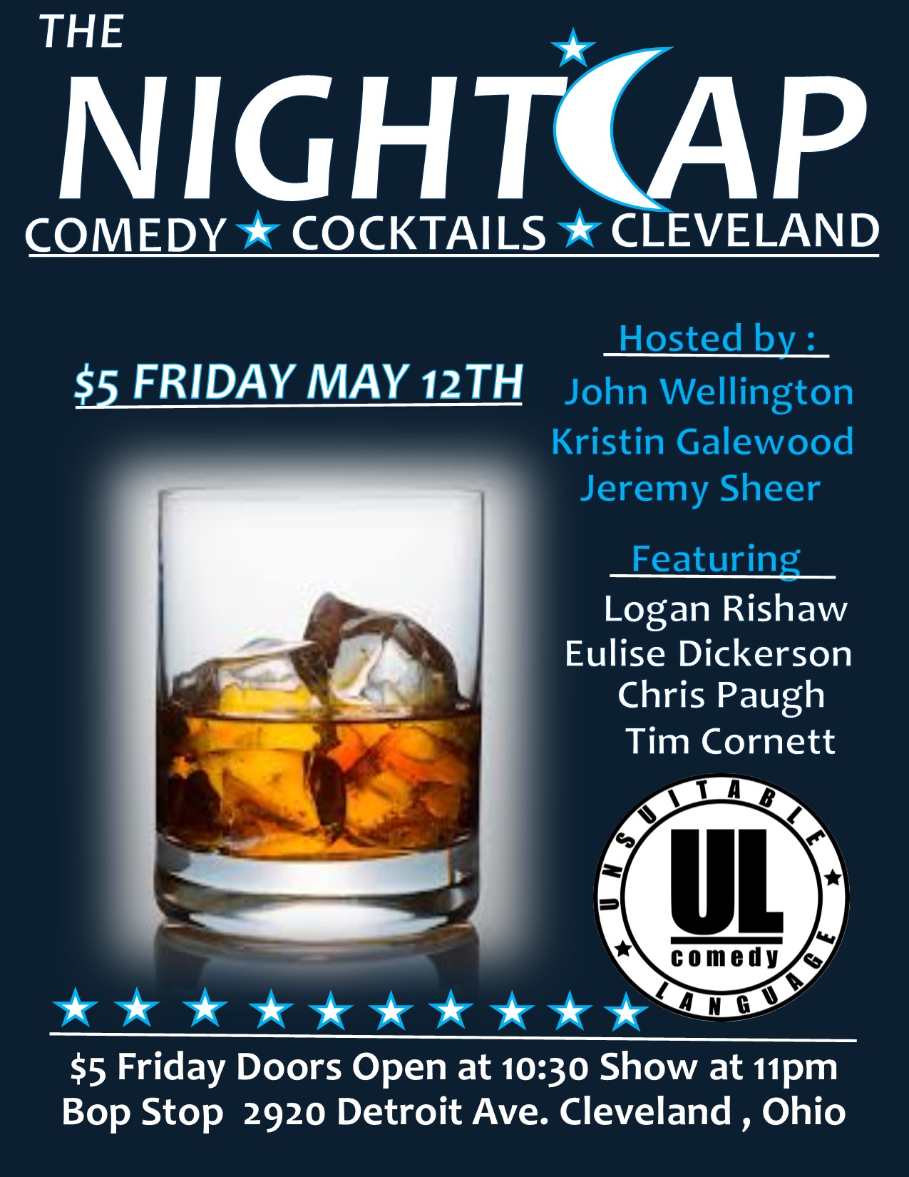 The Night Cap: Late Night Comedy @ BOP STOP 