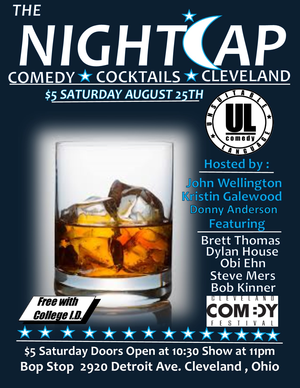 The Night Cap: Late Night Comedy @ BOP STOP